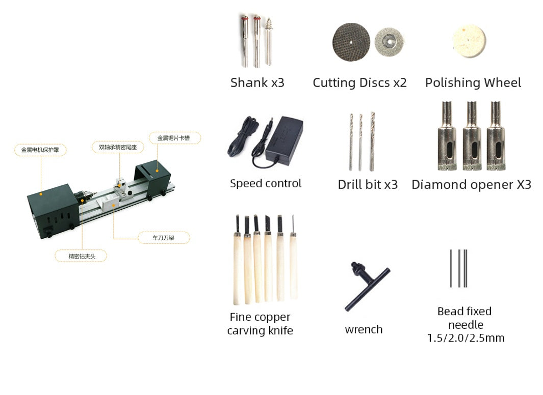 Polishing And Cutting Round Beads Machine